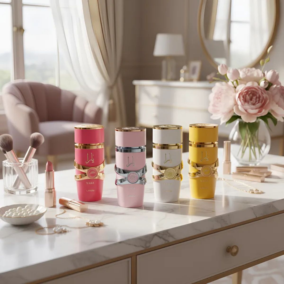 LATTAFA - Set Lataffa Yara Collection Edp 25ml x 4 Pcs Mujer