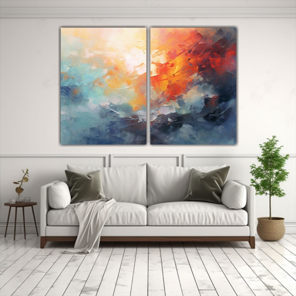GENERICO - Venta De Elegantes Lienzos Abstractos Para 60x40 Cm