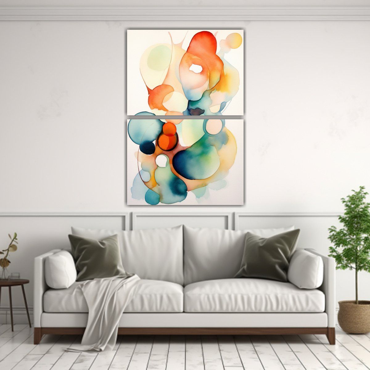 GENERICO - Pinturas Decorativas De Líneas Finas Y Figuras 45x60 Cm