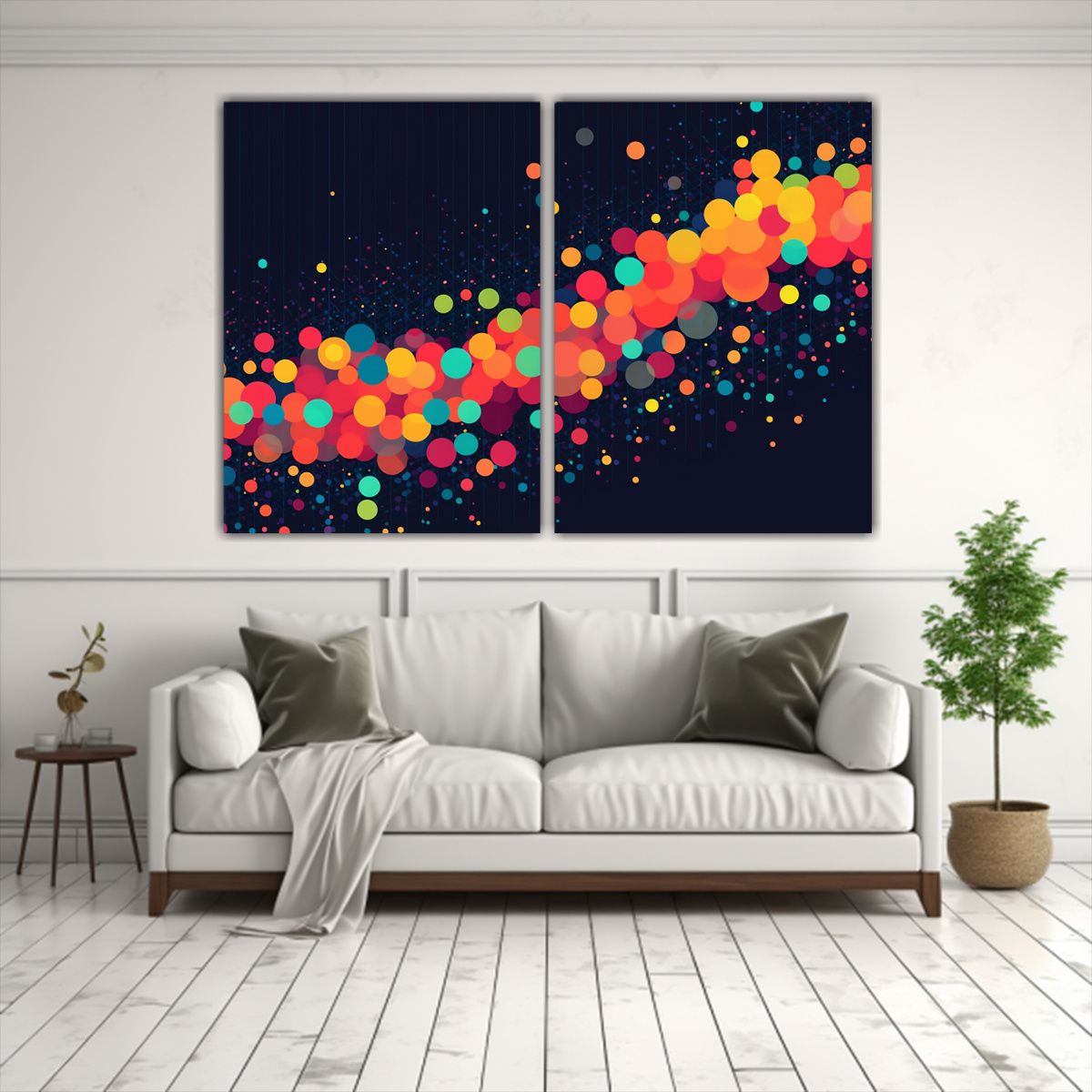 GENERICO - Pinturas Decorativas Vanguardistas Equilibrio 60x40 Cm