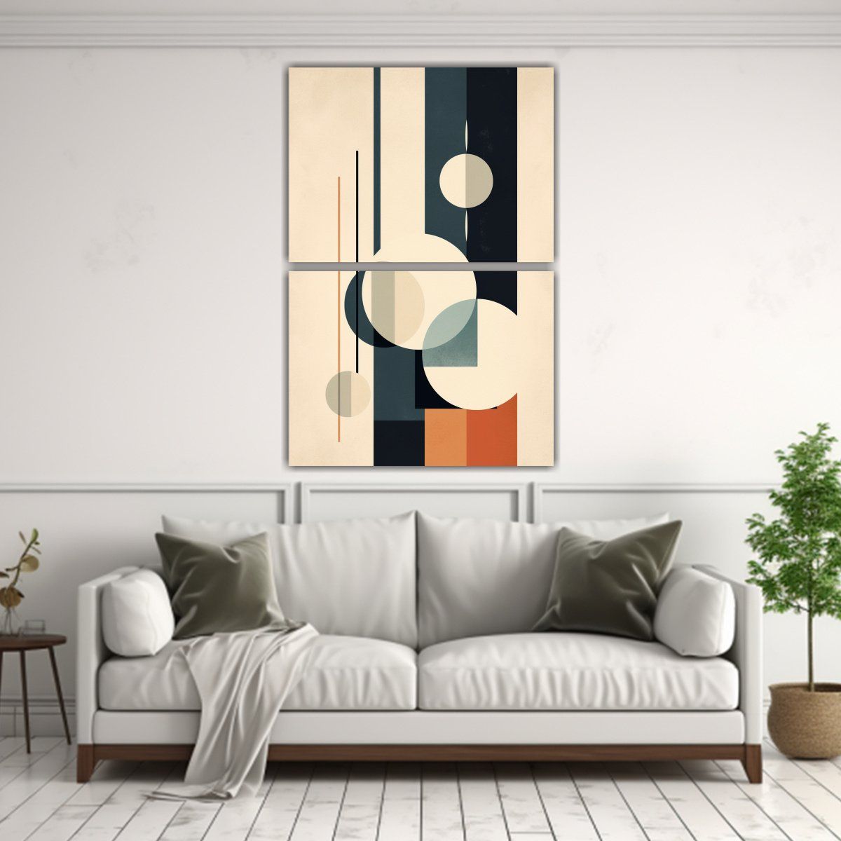 GENERICO - Cuadro Horizontal Baño Gomez Minimalista 45x60 Cm