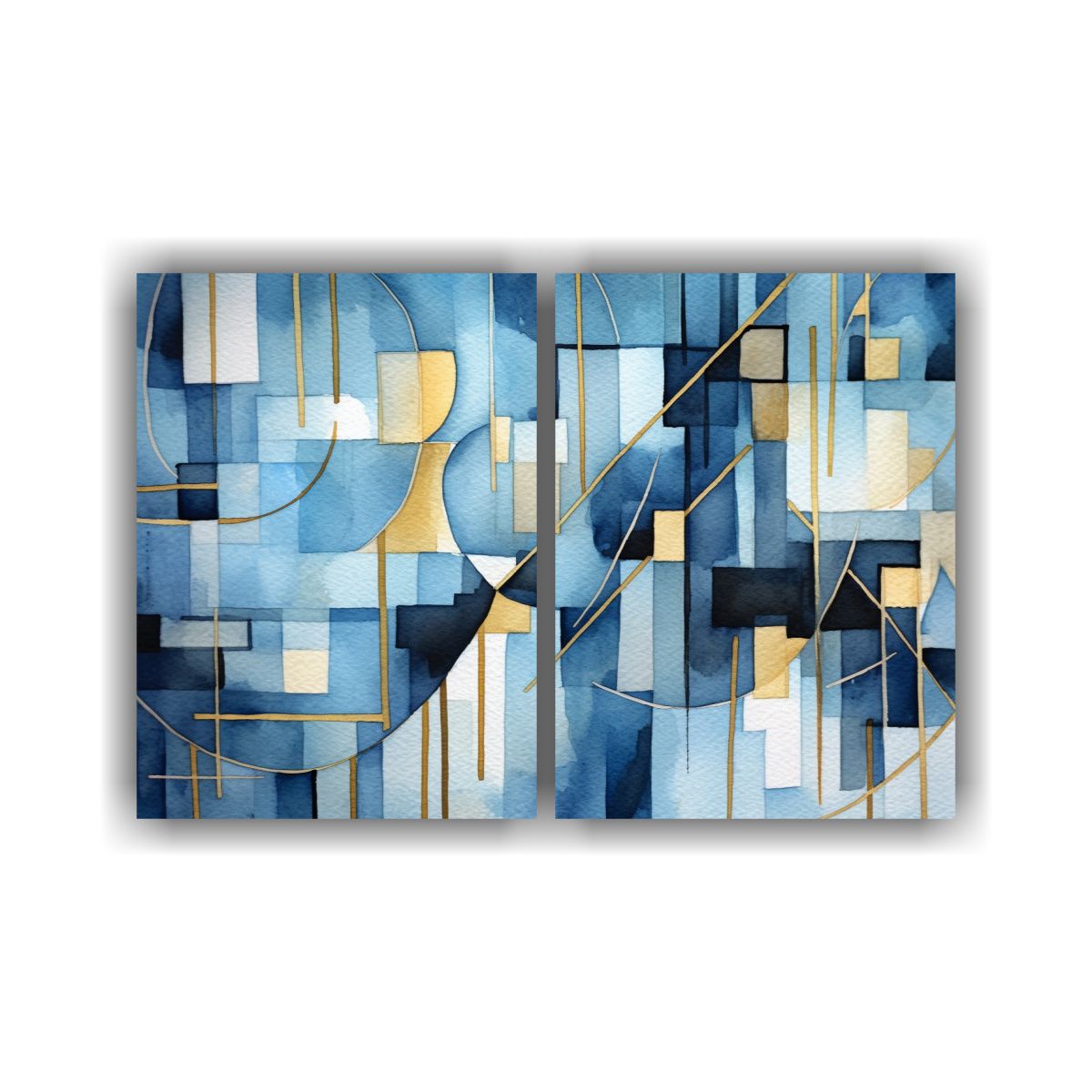 GENERICO - Pinturas Abstractas Modernas Elegantes Y 60x40 Cm