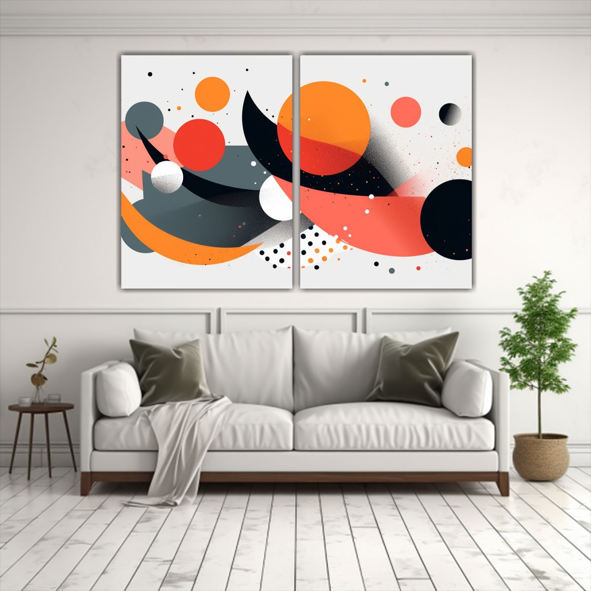 GENERICO - Cuadro Abstracto Minimalista Esquema Inspirador 60x45 Cm