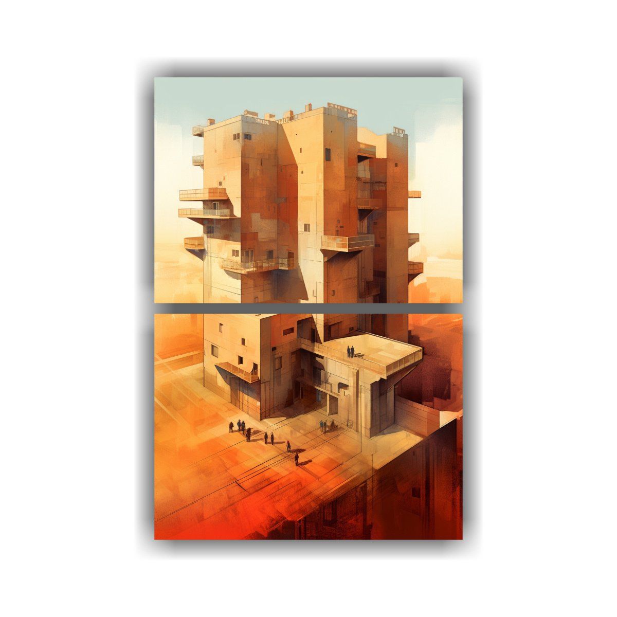 GENERICO - Lienzos Tela Sublimada Mural Renacimiento Con 40x60 Cm