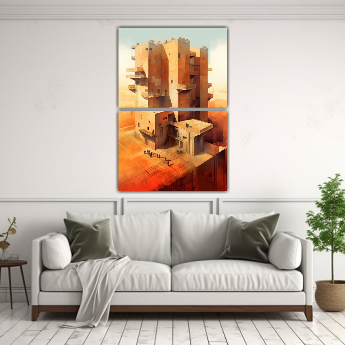 GENERICO - Lienzos Tela Sublimada Mural Renacimiento Con 40x60 Cm