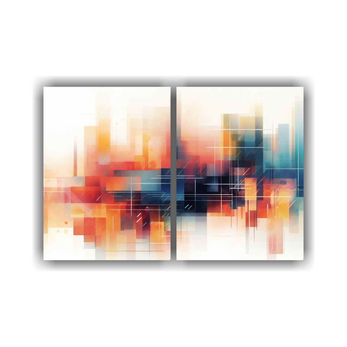 GENERICO - Cuadros Finas Líneas Para Decoración única En 60x40 Cm