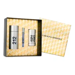 CAROLINA HERRERA - 212 Edt Estuche 100 Ml + 10 Ml + 75ml Deo Hombre