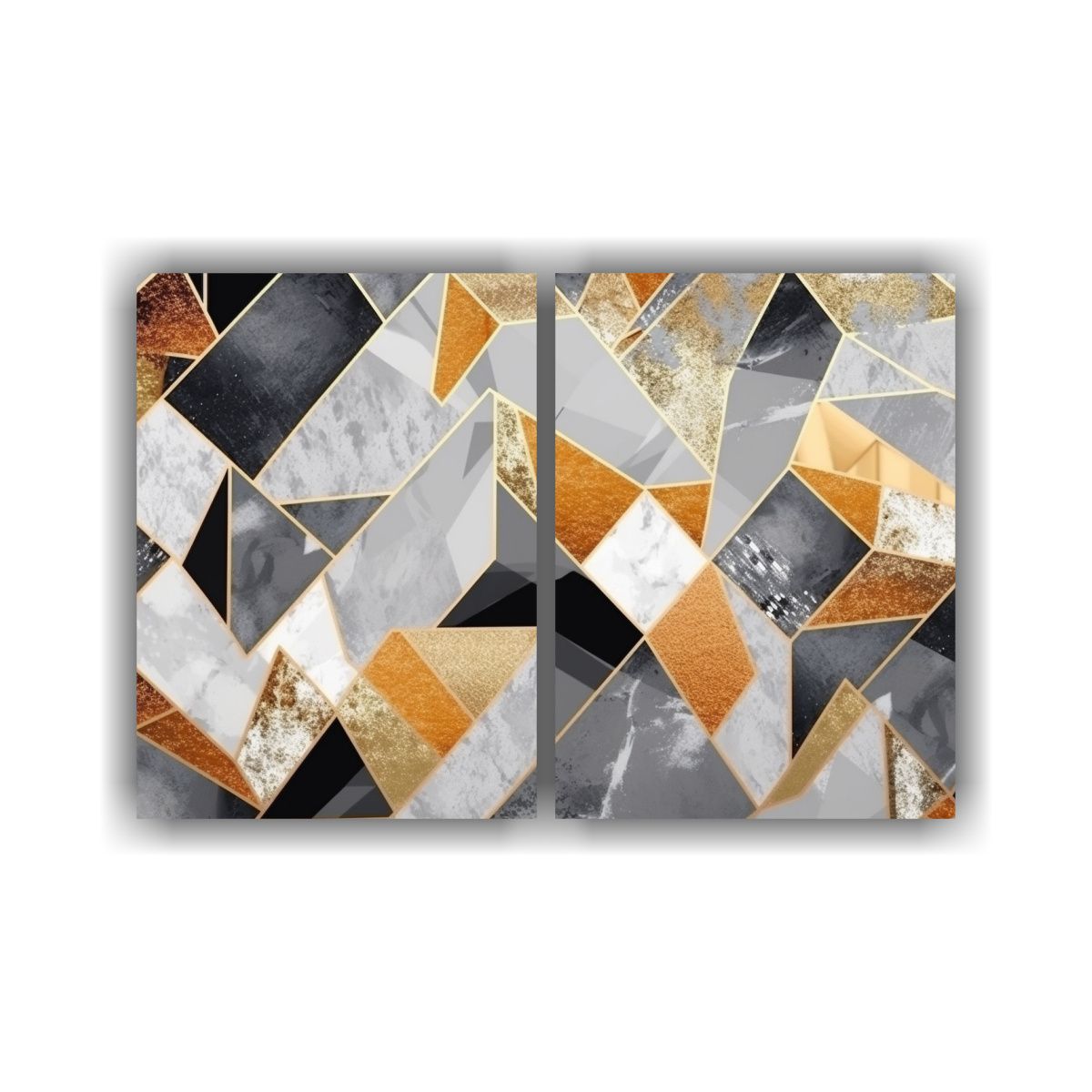 GENERICO - Cuadros Decorativos Lienzo Tela Pop Art Gris Y 60x45 Cm