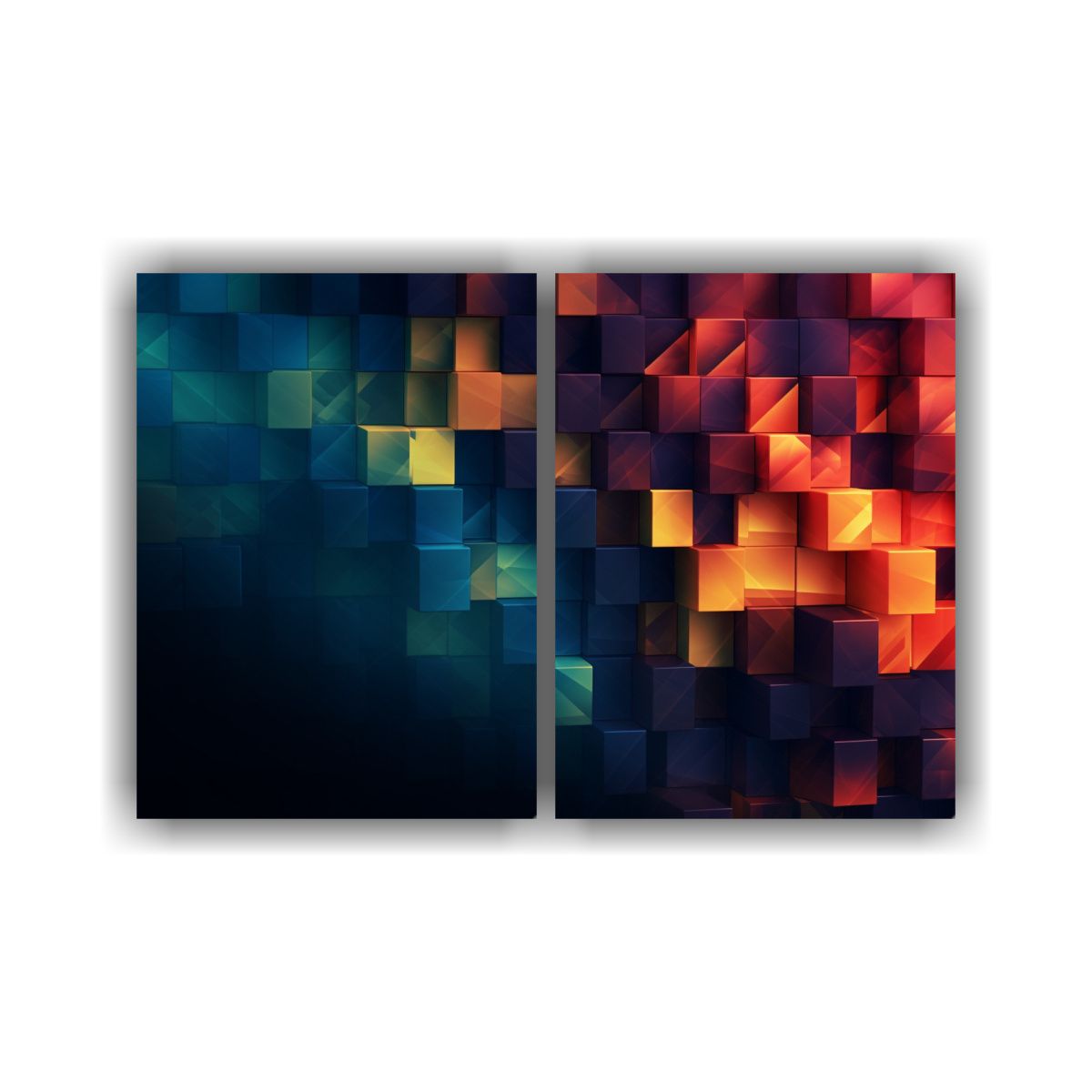 GENERICO - Fondos De Pantalla 4k Geométricos Para Sala Arte 60x45 Cm