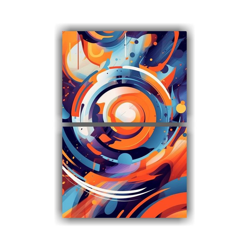 GENERICO - Arte De Pared Abstracto Exclusivo En Lienzo De 40x60 Cm
