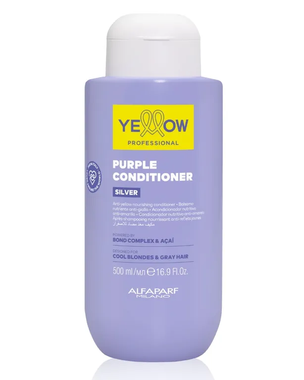 ACONDICIONADOR VIOLETA NEUTRALIZANTE ANTI-AMARILLO YELLOW SILVER 500 ML