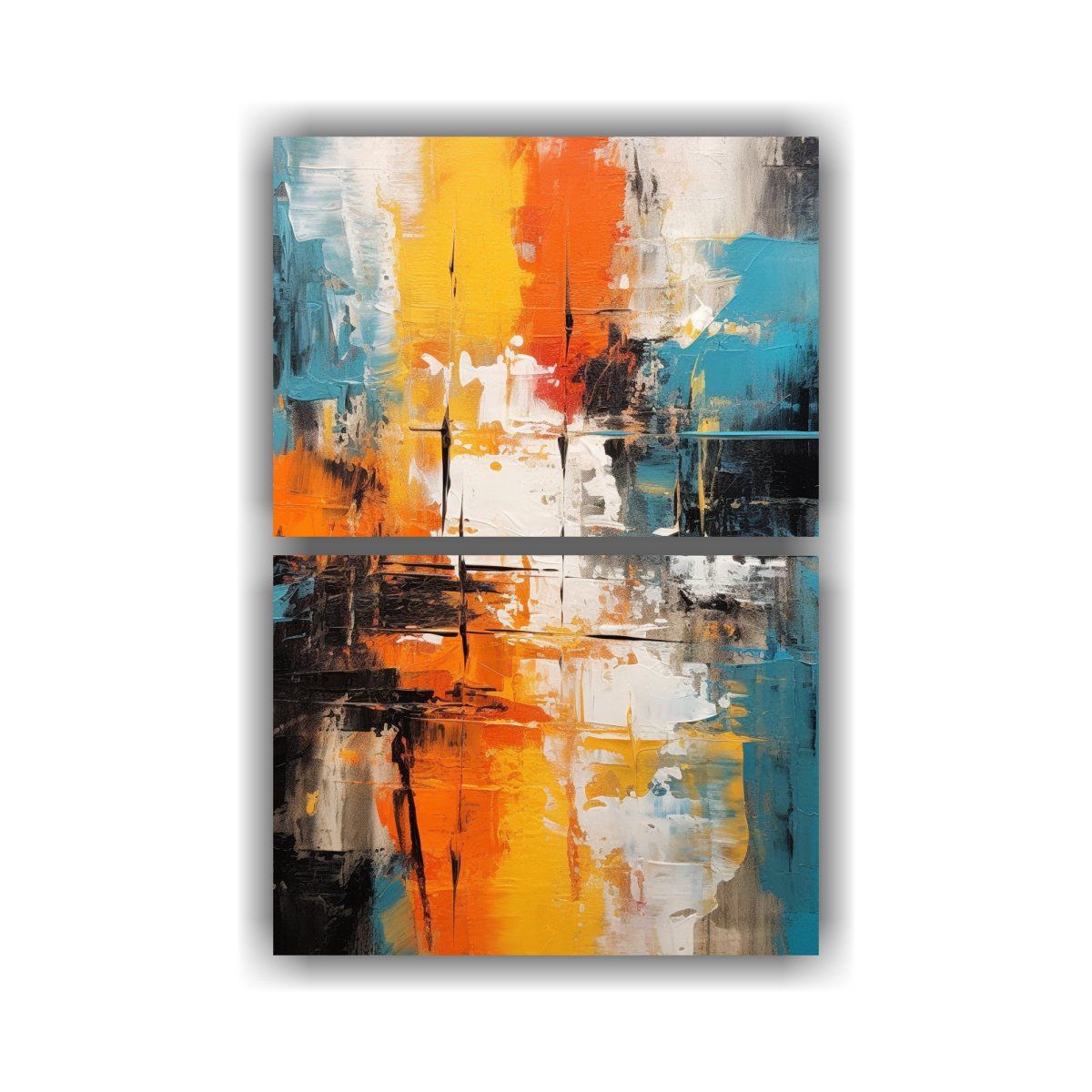 GENERICO - Pintura Abstracta Vintage Para Expresar Tu Voz 45x60 Cm