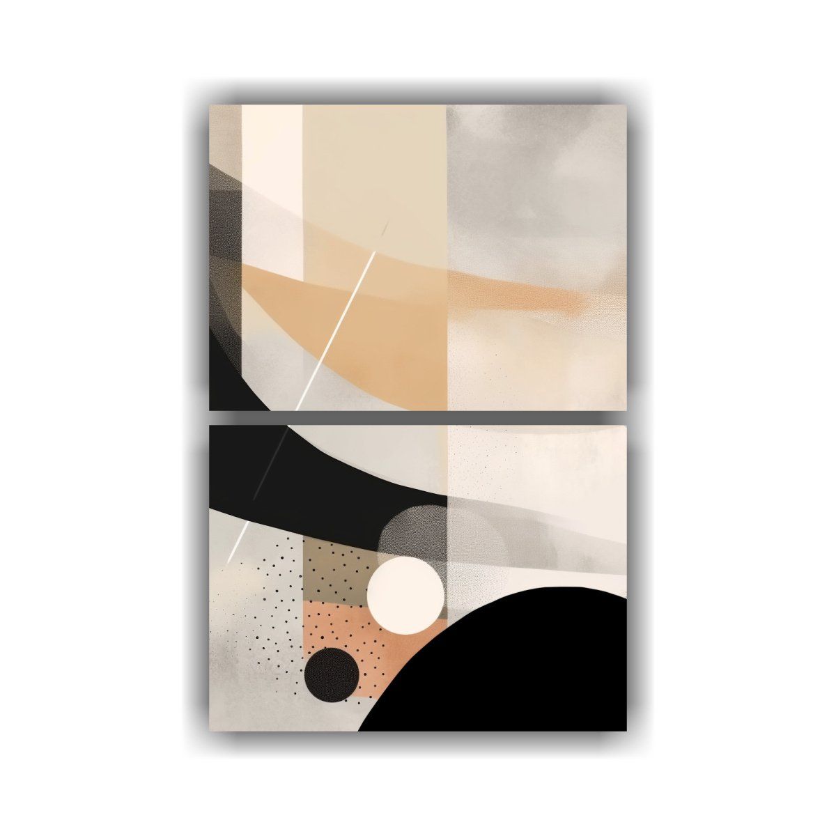 GENERICO - Cuadros Abstractos Modernos Colección Vanguardia 40x60 Cm