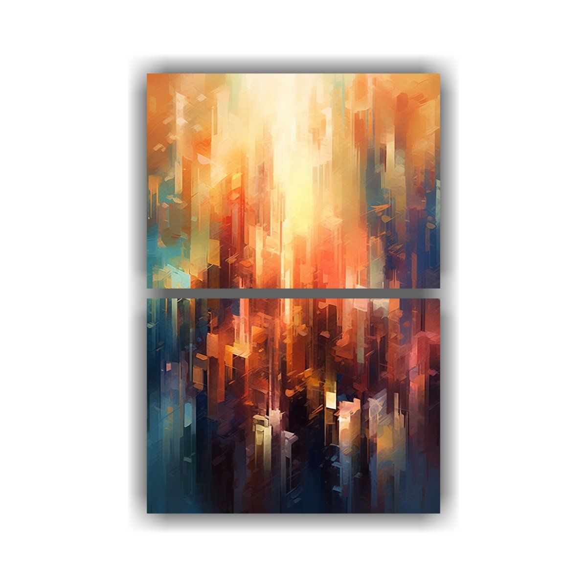 GENERICO - Pintura Abstracta Inspirada En La Cocina Vintage 40x60 Cm