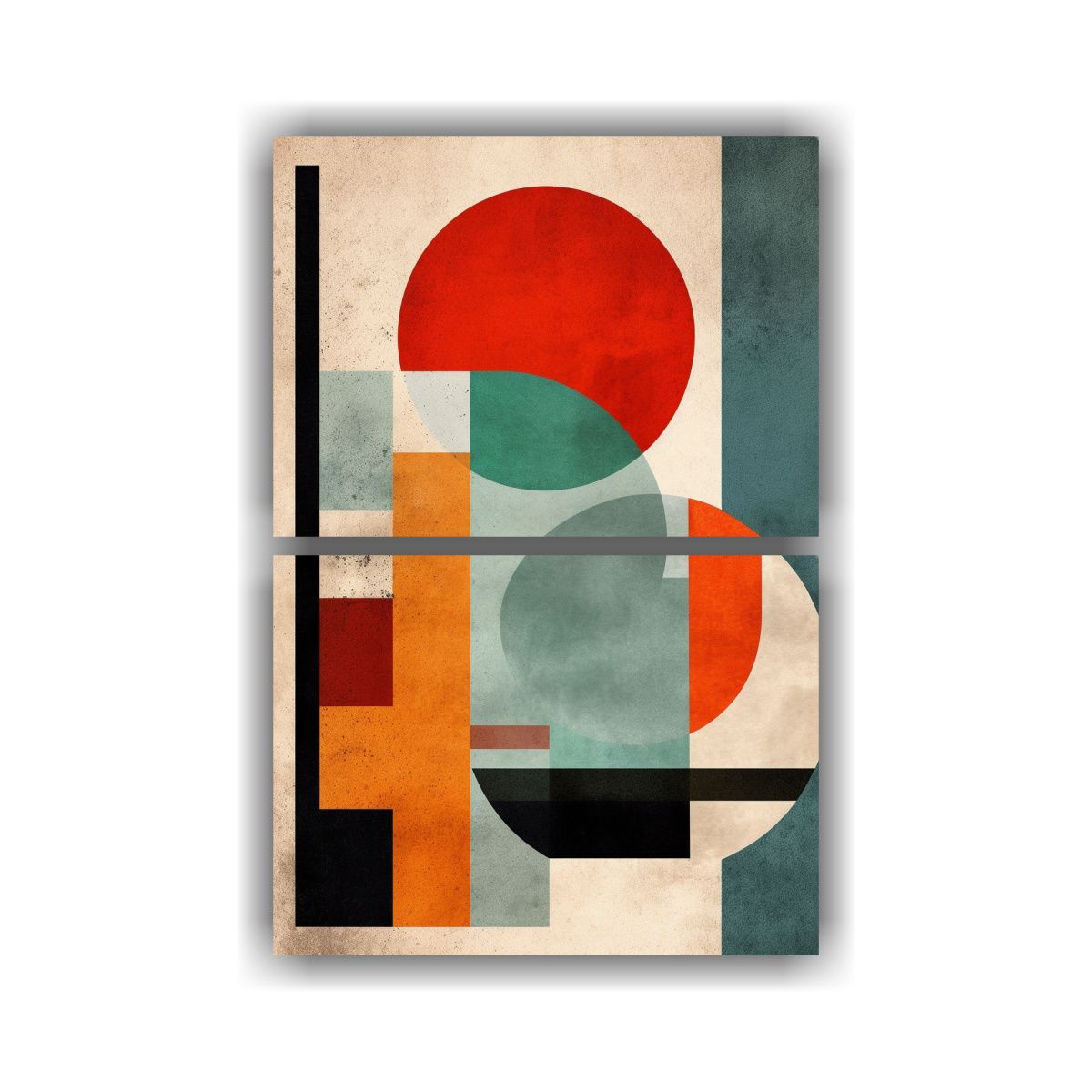 GENERICO - Cuadros Decorativos Geométricos Modernos En 40x60 Cm