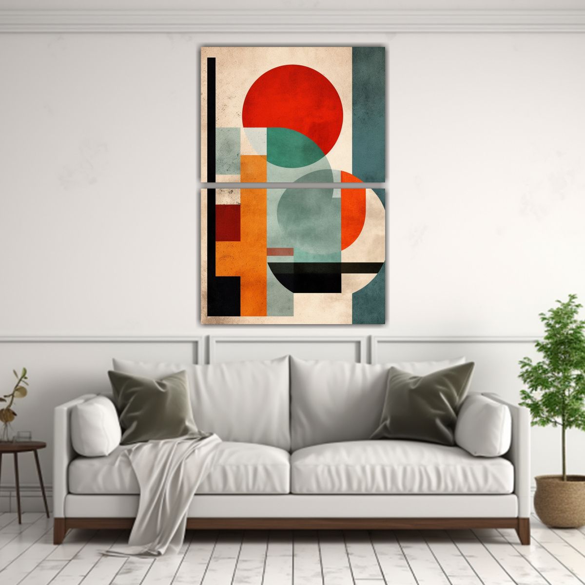 GENERICO - Cuadros Decorativos Geométricos Modernos En 40x60 Cm