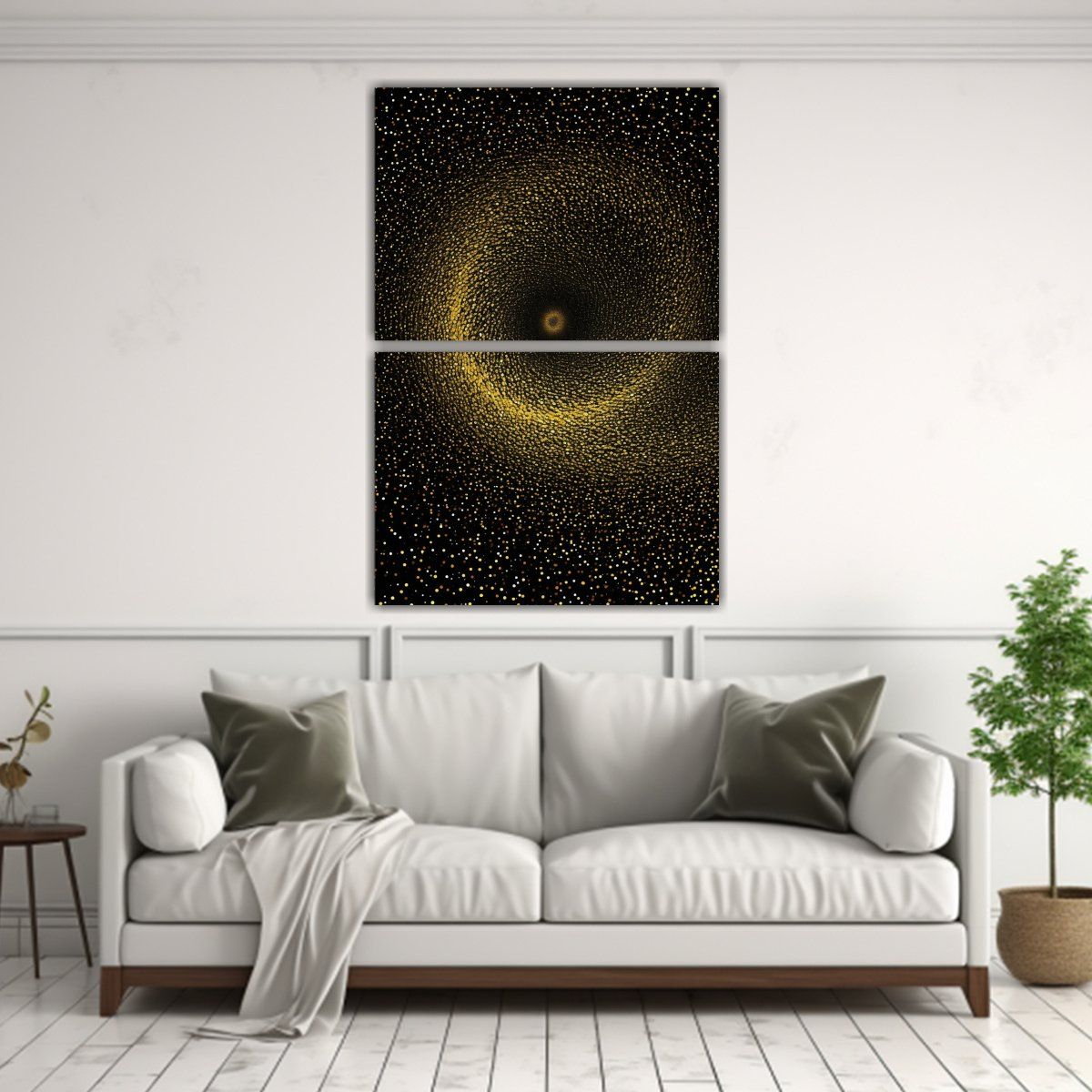 GENERICO - Pinturas Abstractas De Textura En Líneas 45x60 Cm