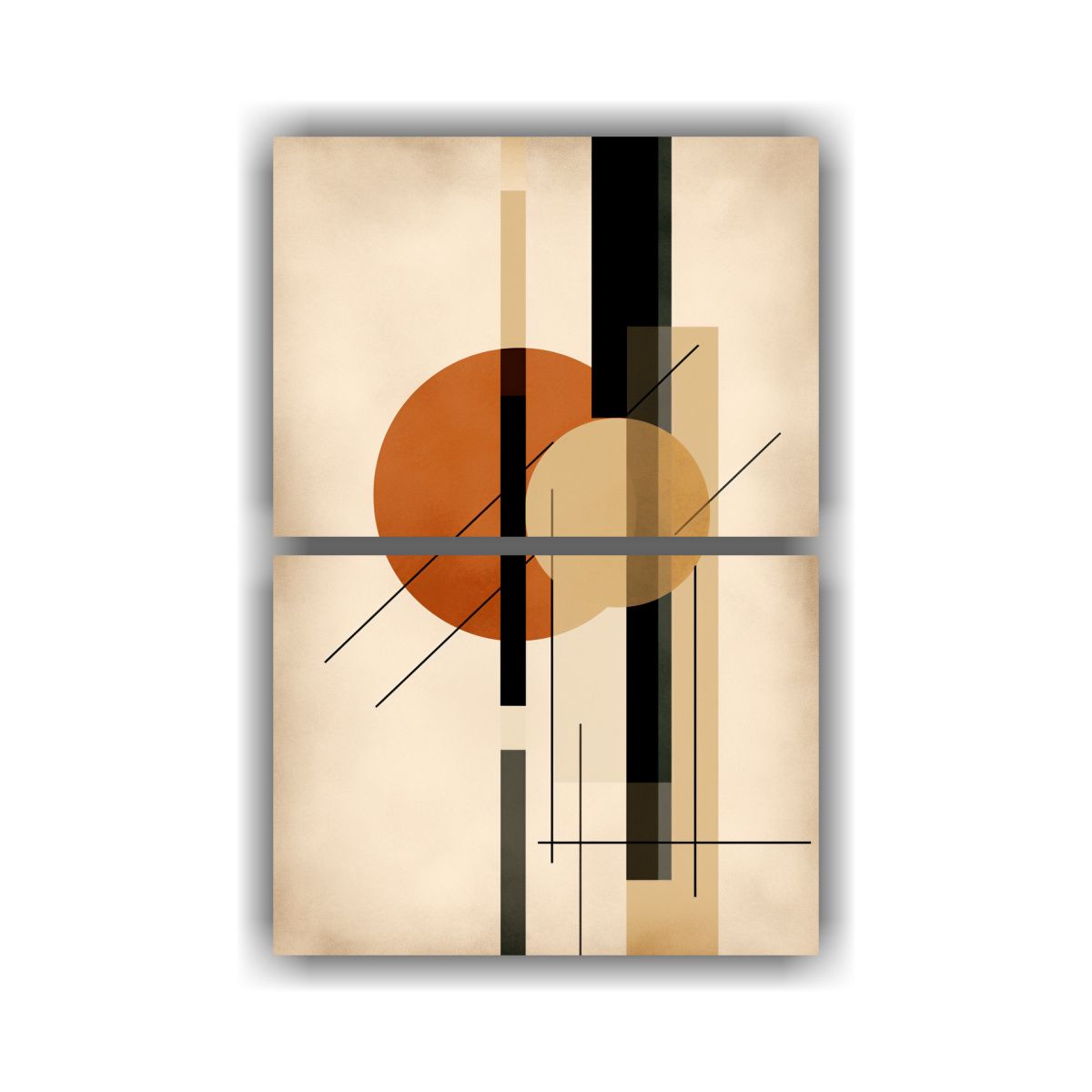 GENERICO - Pinturas Decorativas De Composición Dinámica 45x60 Cm