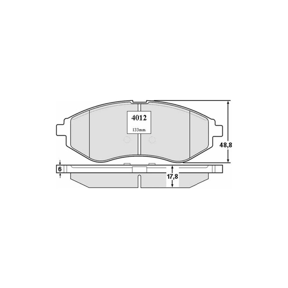 BESTE - Pastillas de freno delanteras Chevrolet Aveo PP4012