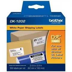 BROTHER - CINTA DK-1202, 62 MM X 100 MM, 300 ETIQUETAS.