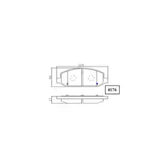 BESTE - Pastillas de freno delanteras Chevrolet Sail PP4176