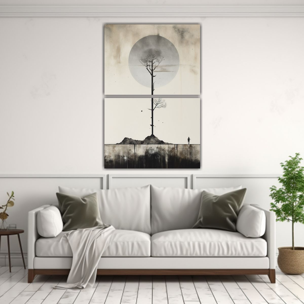 GENERICO - Cuadro Patron Intenso En Estilo De Sh 45x60 Cm