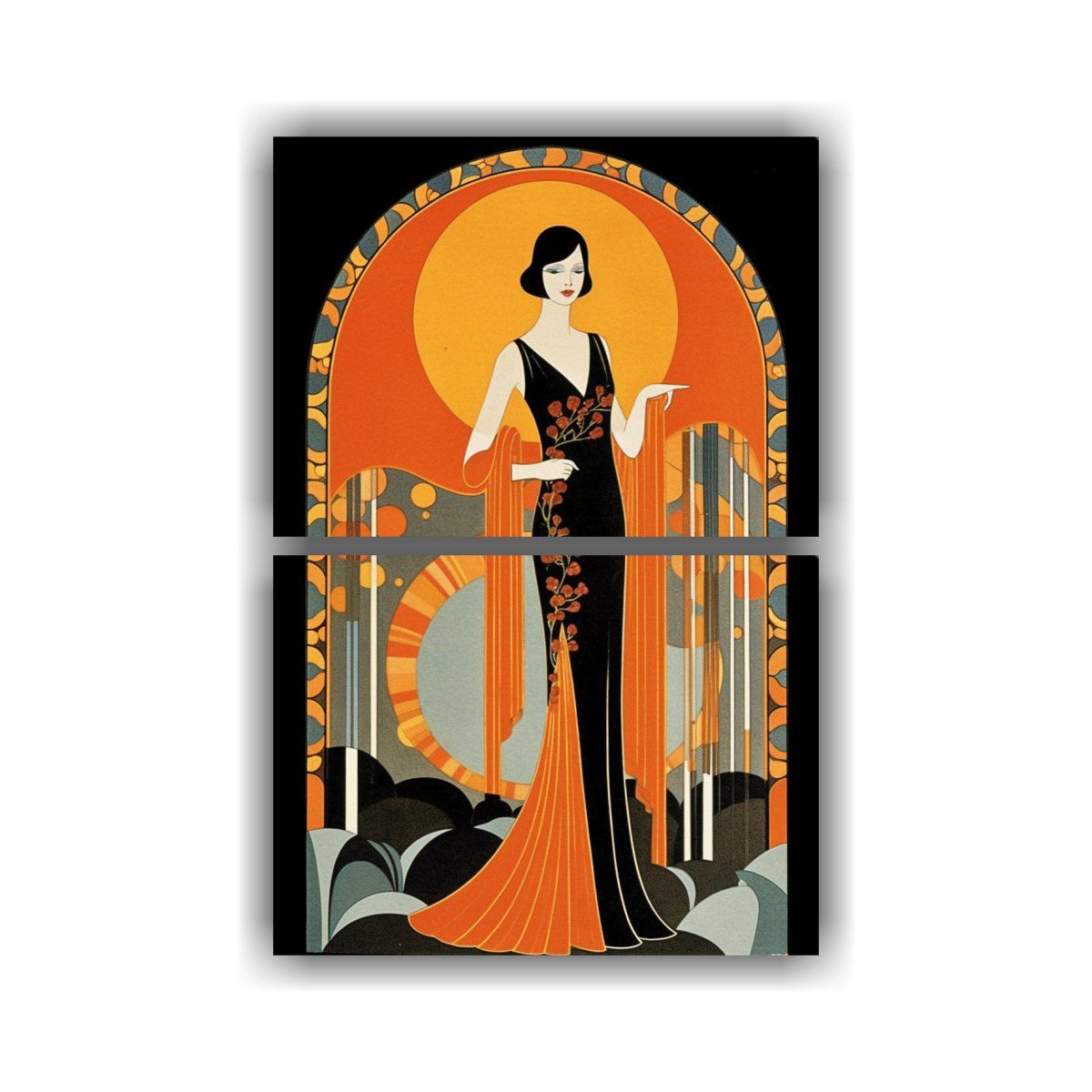 GENERICO - Cuadros Modernos Clásicos De Lienzo Inspirados 40x60 Cm