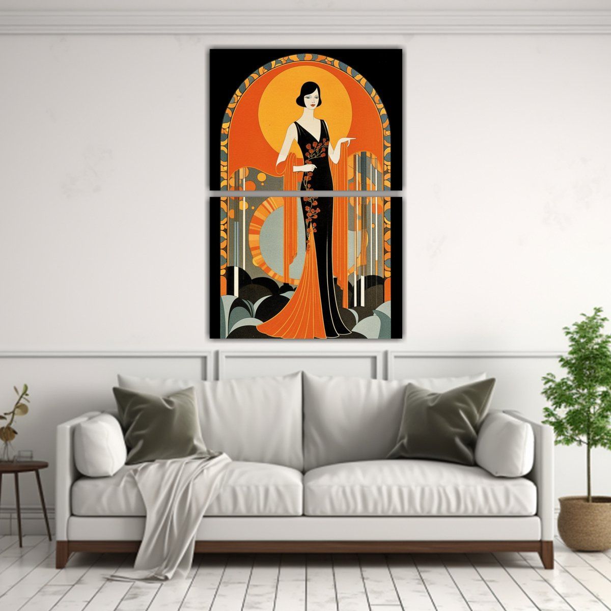 GENERICO - Cuadros Modernos Clásicos De Lienzo Inspirados 40x60 Cm