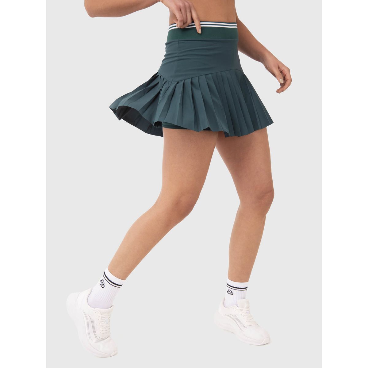 BSOUL - Falda Mujer A-Line Verde BSOUL