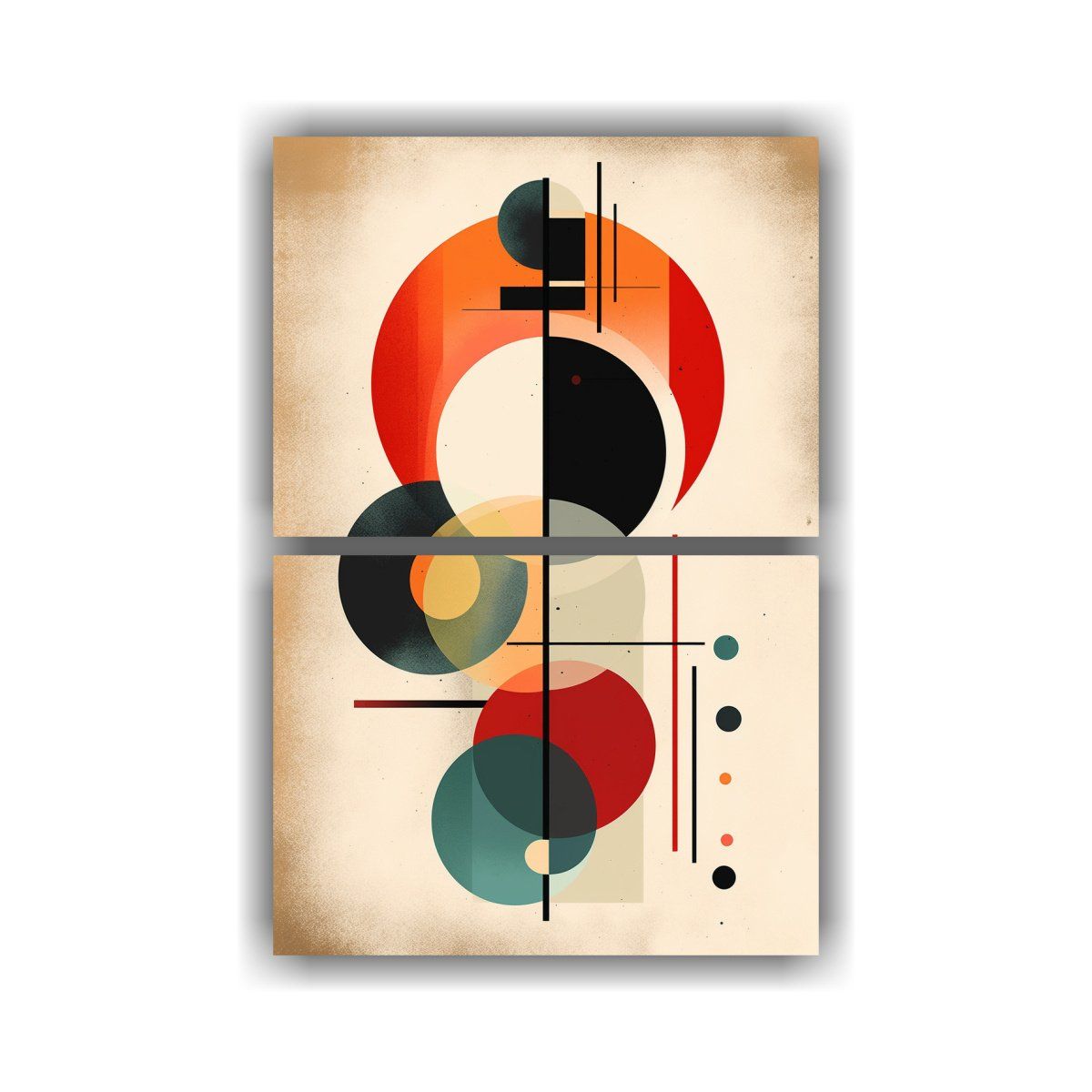 GENERICO - Pinturas Minimalistas Vintage Para Decoración 40x60 Cm