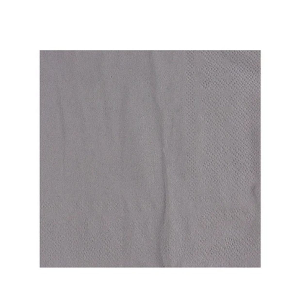 GENERICO - Servilletas De Papel Plateadas 20Pcs 25X25Cm