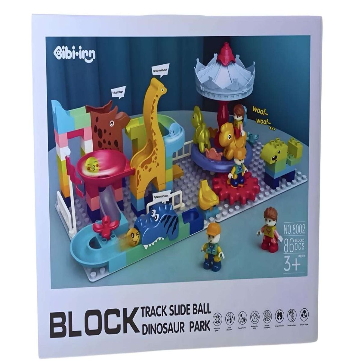 GENERICO - Bloques de Construcción Parque de Dinosaurio