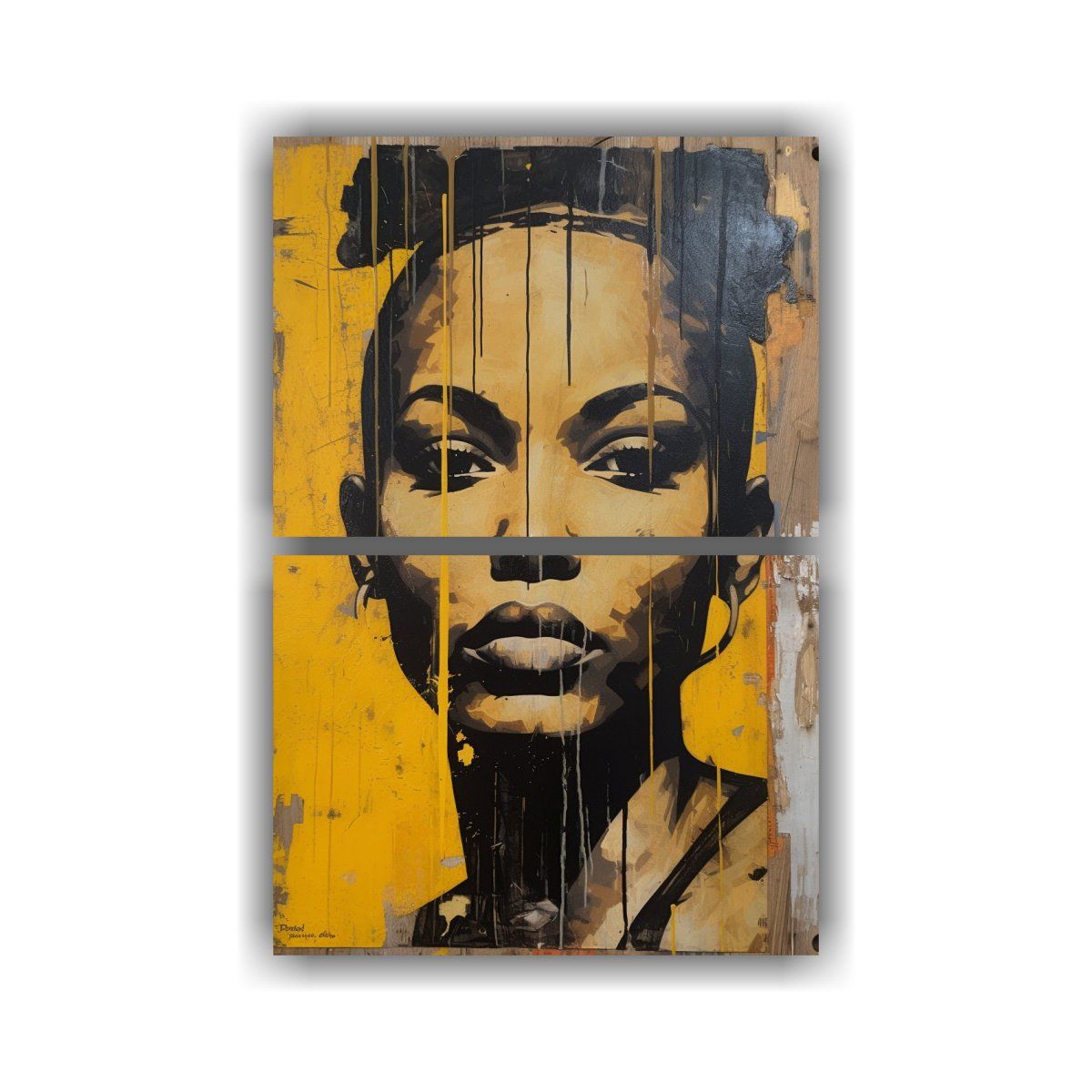 GENERICO - Set 2 Artes Tonos Clásico Mujer De Mis Sueños 45x60 Cm