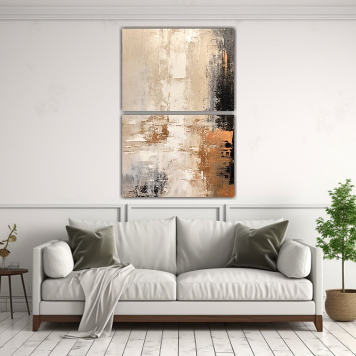 GENERICO - Pinturas Decorativas De Tonos Abstractos En 40x60 Cm