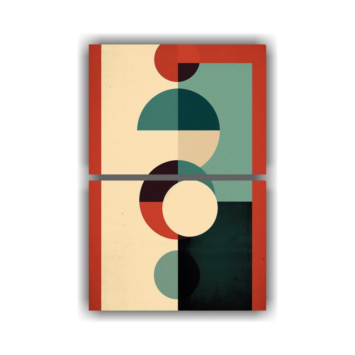 GENERICO - Pintura Abstracta Floral En Lienzo Por Jack 40x60 Cm