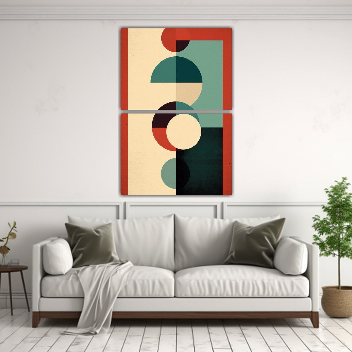 GENERICO - Pintura Abstracta Floral En Lienzo Por Jack 40x60 Cm