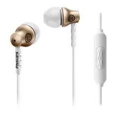 PHILIPS - Audífonos In-Ear SHE8105 Color dorado con micrófono integrado