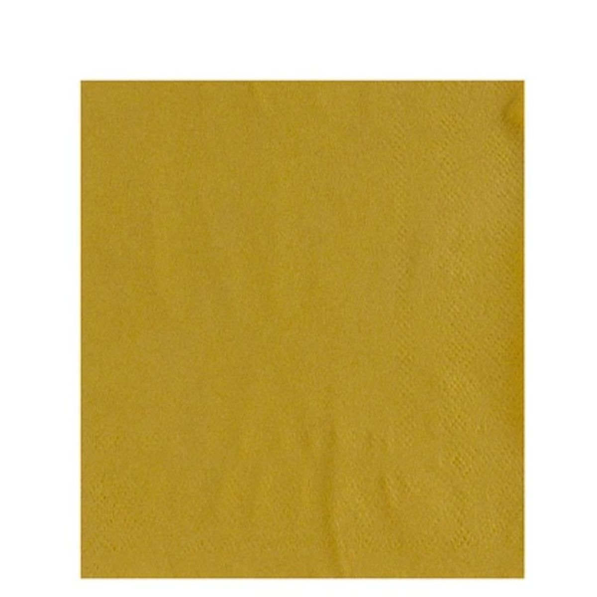 GENERICO - Servilletas De Papel Doradas 20Pcs 25X25Cm