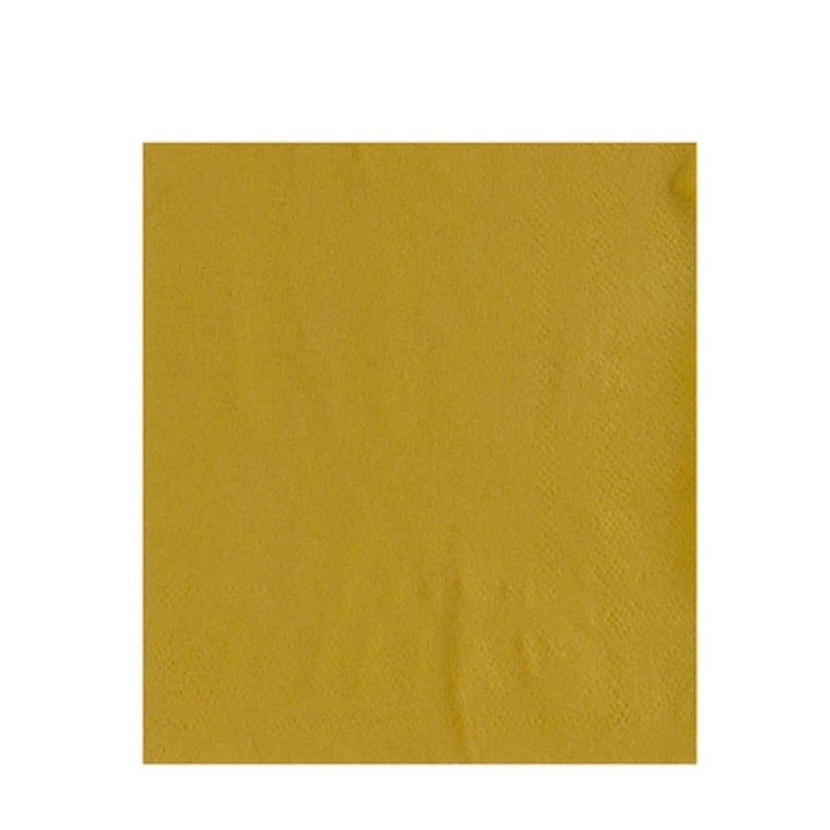 GENERICO - Servilletas De Papel Doradas 20Pcs 25X25Cm