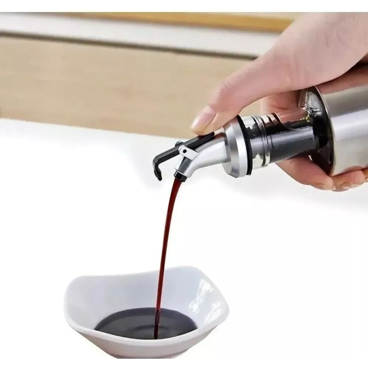 GENERICO - Botellas Para Aceite Vinagre Y Soya Con Dispensador 250 Ml