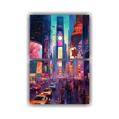 GENERICO - Cuadros Decorativos De Dos Lienzos Estilo 45x60 Cm