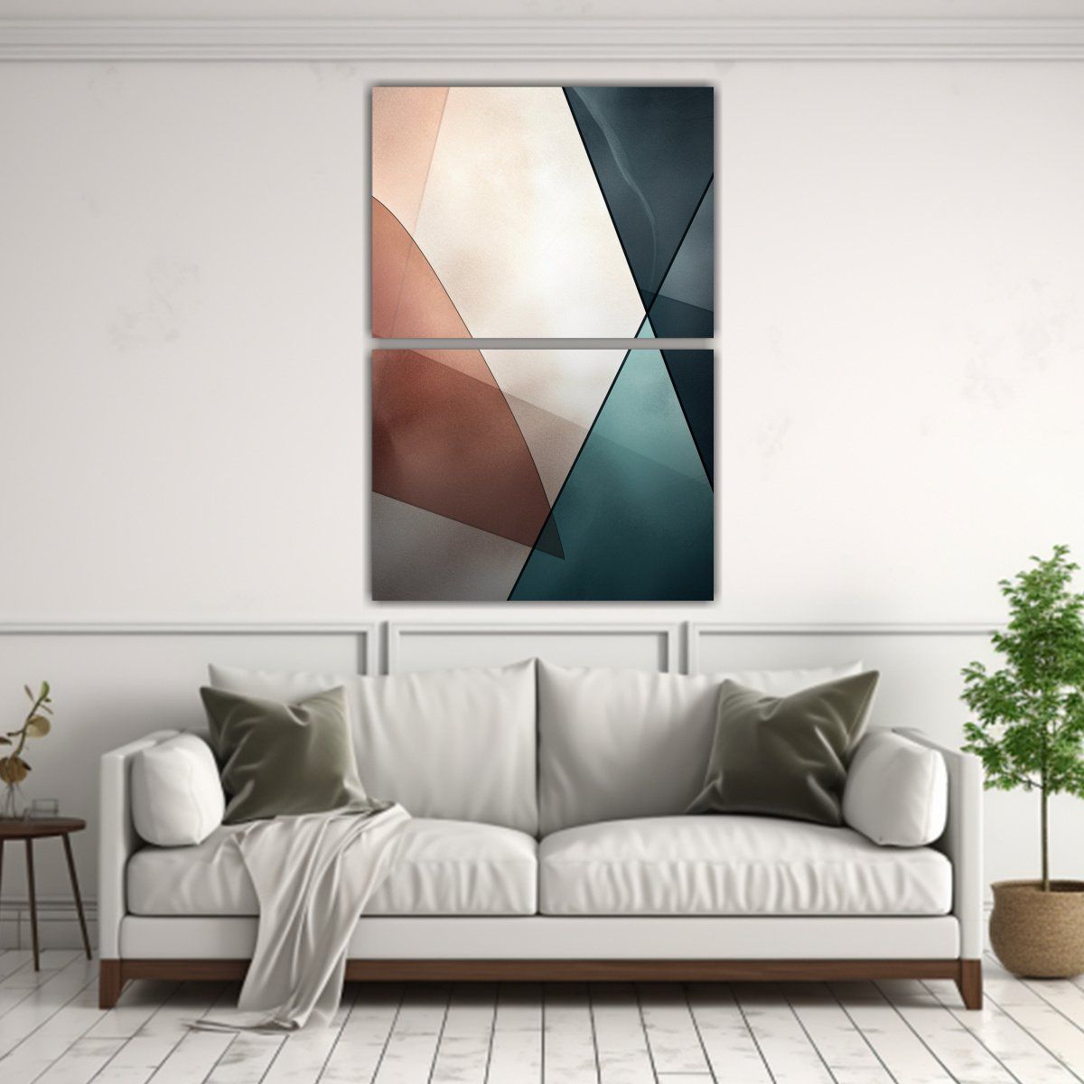 GENERICO - Cuadros Acuarela Abstracta Para Decorar El Cuarto 40x60 Cm