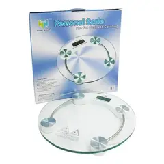 GENERICO - Balanza Pesa Digital Baño Vidrio Templado 180kg 4 Digitos