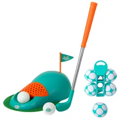 GENERICO - Set de Golf Infantil con Lanzador Automático de Pelotas