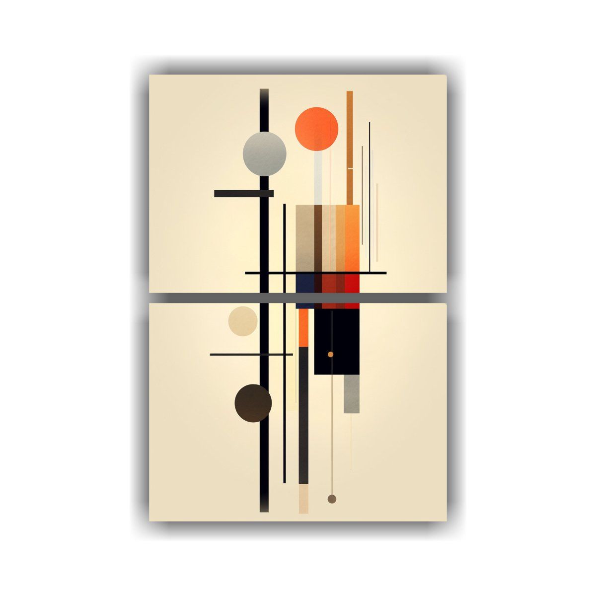 GENERICO - Pinturas Abstractas Minimalistas Modernas En 45x60 Cm