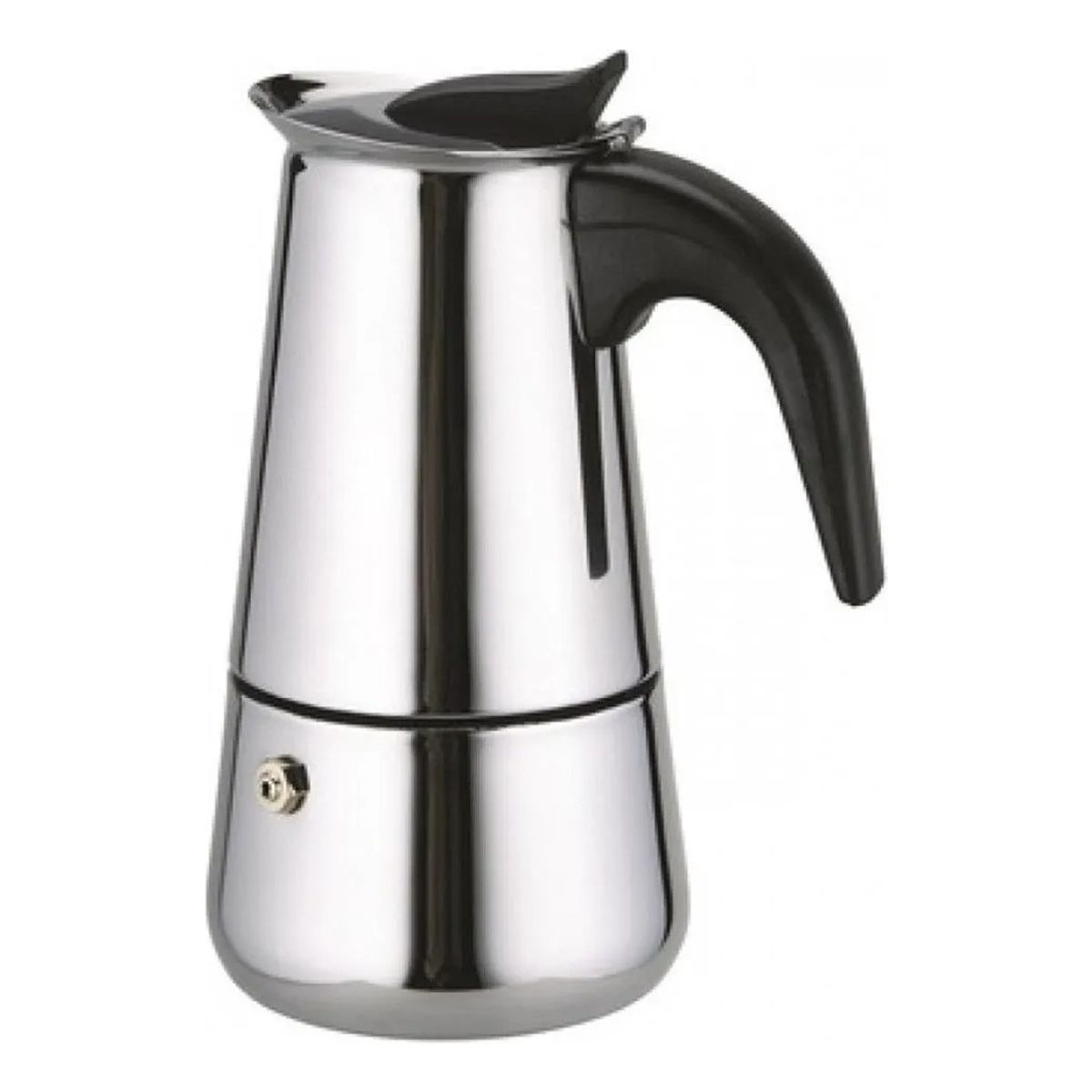 GENERICO - Cafetera Espresso Maker 9 Tazas Manual Plateada Italiana