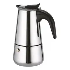 GENERICO - Cafetera Espresso Maker 9 Tazas Manual Plateada Italiana