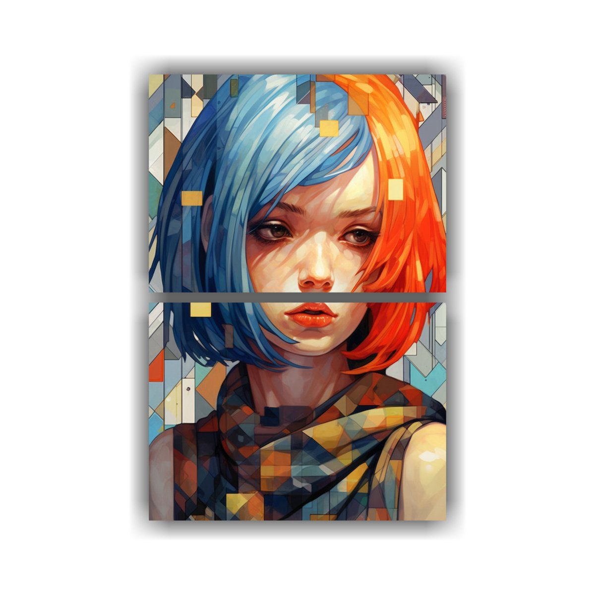 GENERICO - Lienzos Decorativo Vitalidad Joven Coreana 45x60 Cm