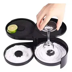 GENERICO - Escarchador De Vasos Michelado Copas Bar Cantina 3 Bandejas