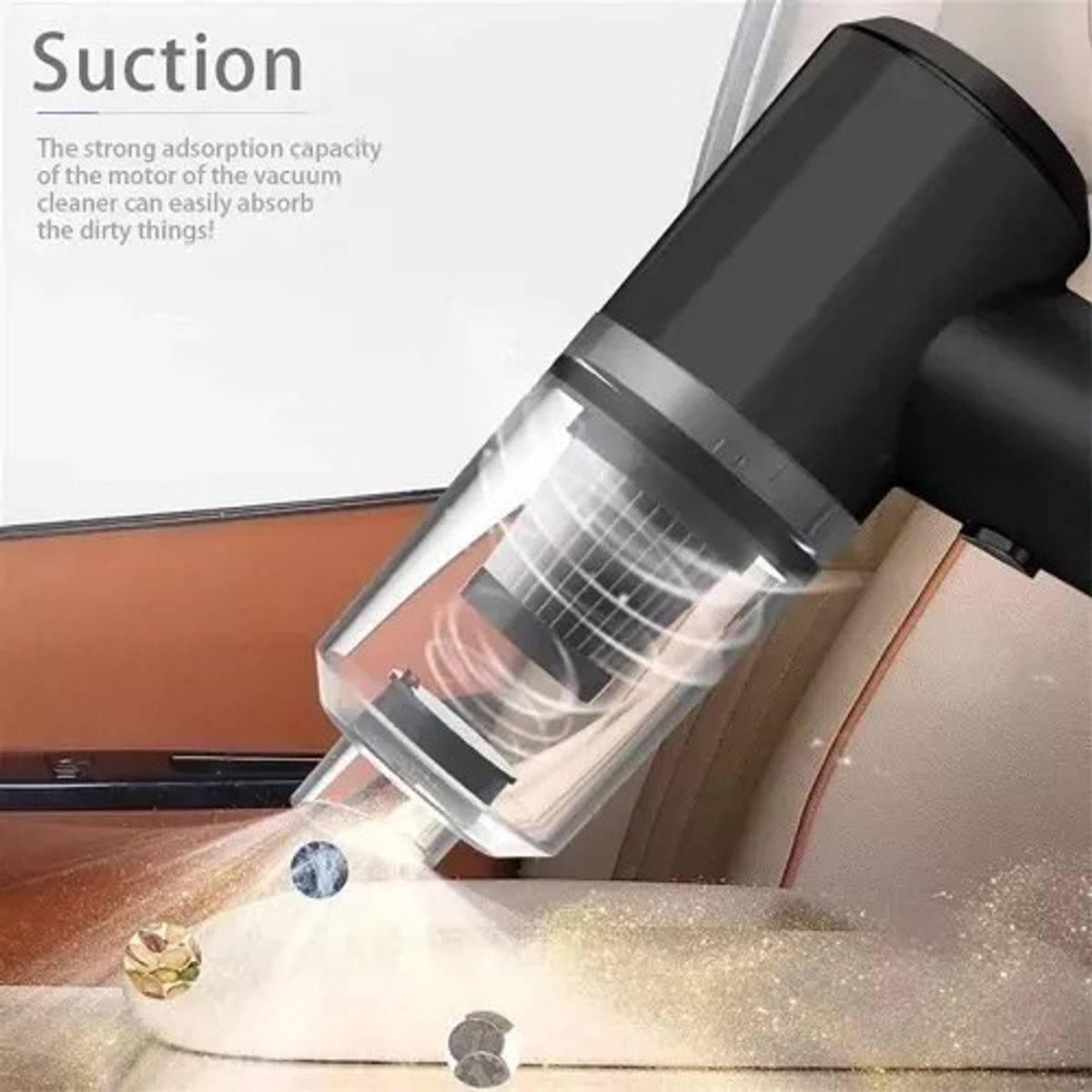 GENERICO - Mini Aspiradora Portátil Aspiradora Inalámbrica Auto Y Hogar